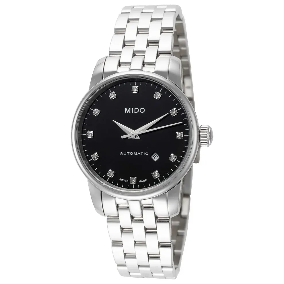 Mido 美度 Baroncelli 黑色表盘手表 29mm