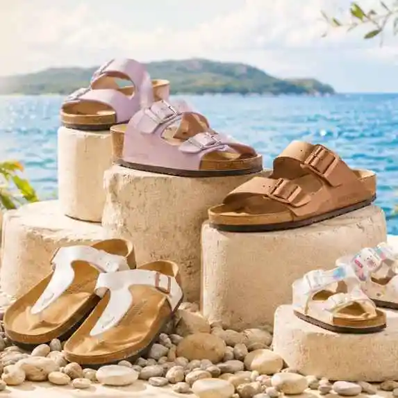 Zulily：Birkenstock 年度重磅闪购！Arizona 儿童款拖鞋$29、女士 Santa Ana 磨砂皮鞋$63