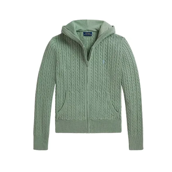 码全！Polo Ralph Lauren 拉夫劳伦大童款针织绞花外套