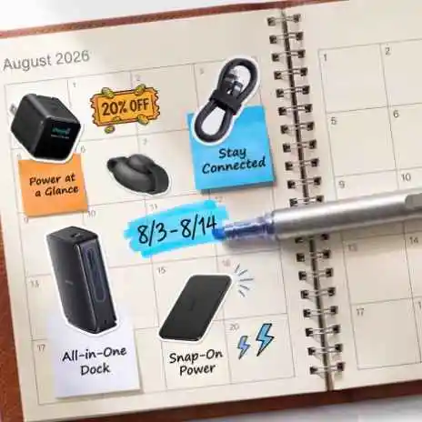 Anker：返校季！快充充电器、便携充电宝、耐用数据线、影音配件等
