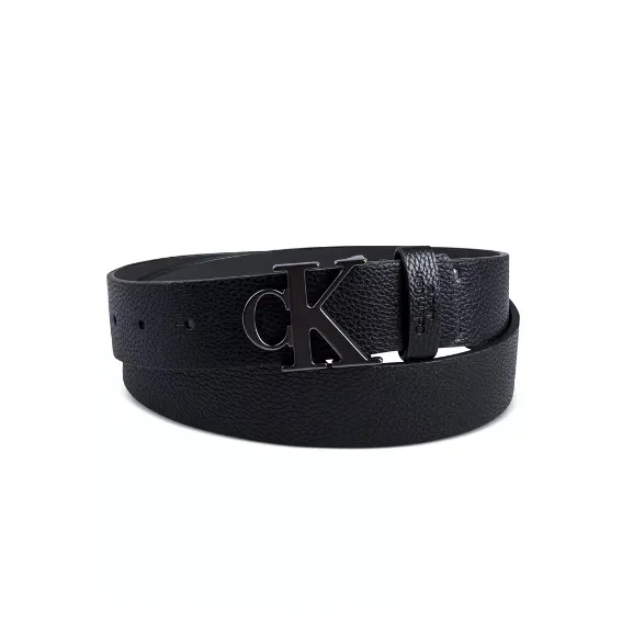 Calvin Klein 徽标皮革腰带