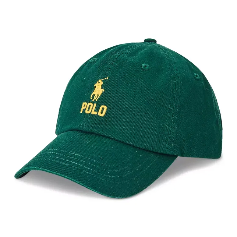 好价！Polo Ralph Lauren 拉夫劳伦Polo小马徽标绿色棒球帽