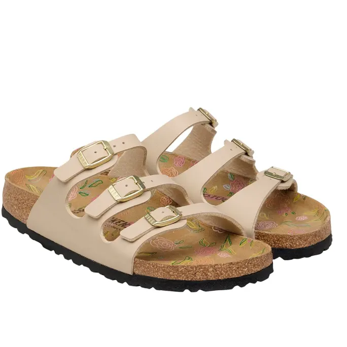 Birkenstock Florida 印花凉鞋