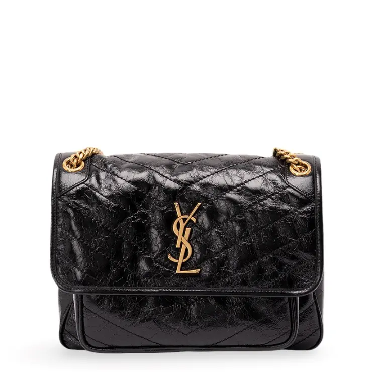 Saint Laurent 圣罗兰 Niki 中号黑金斜挎包