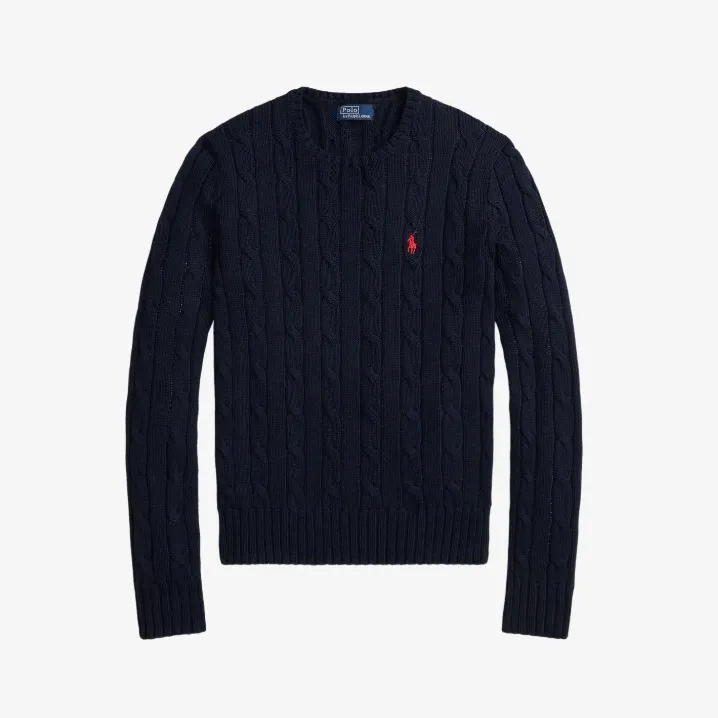 Polo Ralph Lauren 拉夫劳伦粗绞花针织圆领毛衣
