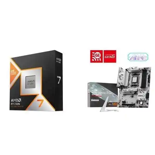 AMD 9800X3D+ MSI B850 主板+ A13 240 水冷套装