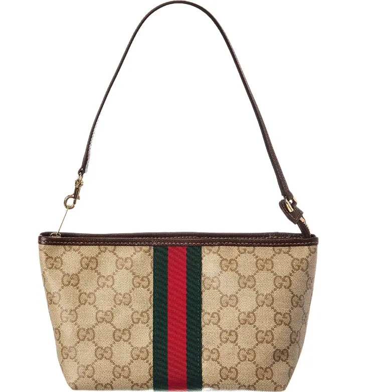 Gucci Web 小号老花单肩包
