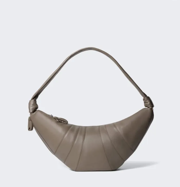LEMAIRE 中号牛角包 深卡其色