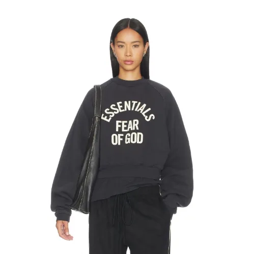 XS/S码有货！FEAR OF GOD ESSENTIALS 徽标印花卫衣