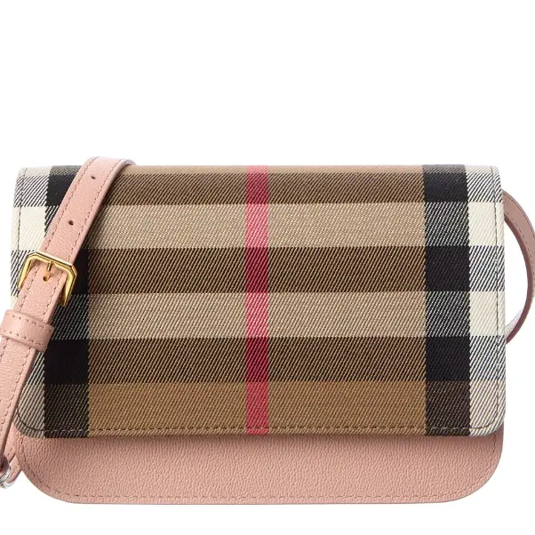 Burberry Madison 格纹斜挎包