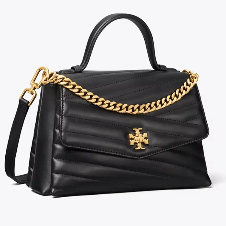 Tory Burch 汤丽柏琦 Kira斜纹手提斜挎包