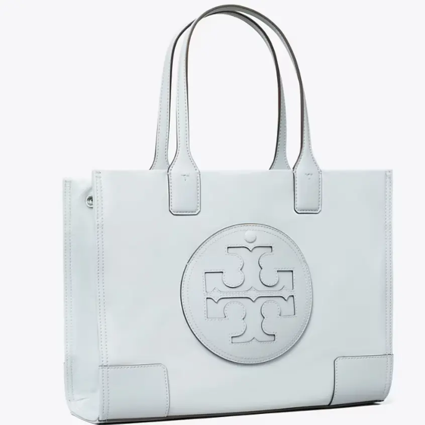 即将断货！Tory Burch 汤丽柏琦 Ella 小号雾霾蓝托特包