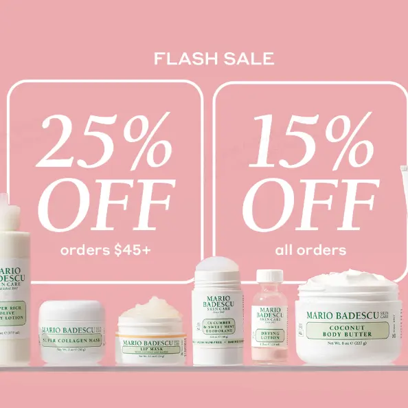Mario Badescu：夏日宠肤大促！全场无门槛8.5折