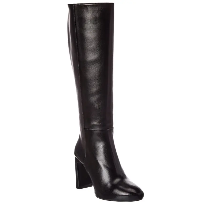 Stuart Weitzman Babette 厚底拉链皮革靴