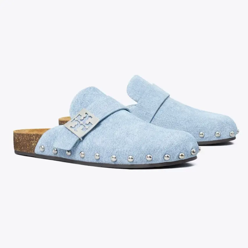 Tory Burch 汤丽柏琦 Mellow 图钉穆勒鞋