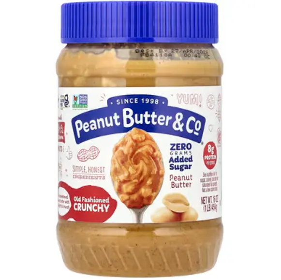 Peanut Butter & Co., Old Fashioned Crunchy，松脆花生酱，16 盎司