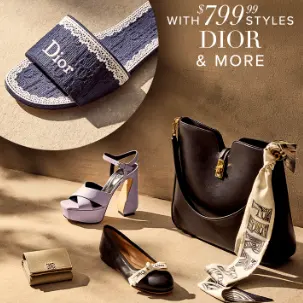 Rue La La：大牌鞋履手袋特惠！入 Dior、Valentino、Tory Burch 等