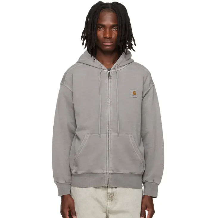 CARHARTT WORK IN PROGRESS 灰色 Nelson 连帽衫