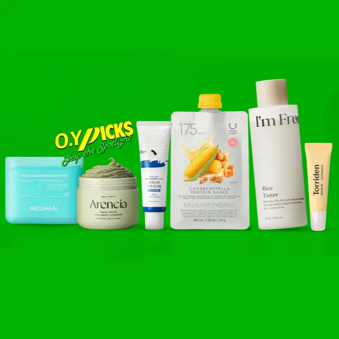 OLIVE YOUNG US：8月精选！入美迪惠尔祛痘棉片、Arencia洁面等