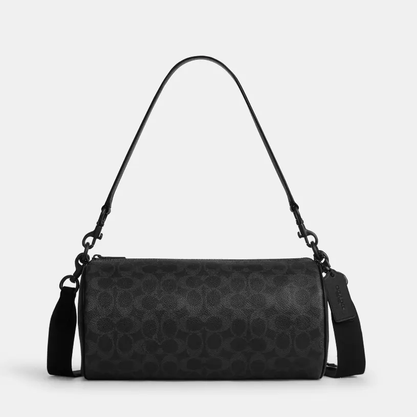 Coach 蔻驰 Andre Barrel 30 老花笔筒包