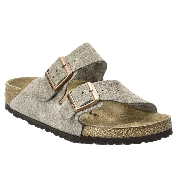 Birkenstock 勃肯 Arizona 麂皮凉拖