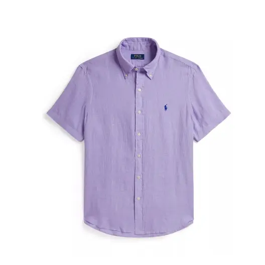 码较全！Polo Ralph Lauren 拉夫劳伦亚麻短袖衬衫