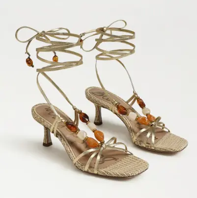 Sam Edelman Paloma 小猫跟缠绕凉鞋