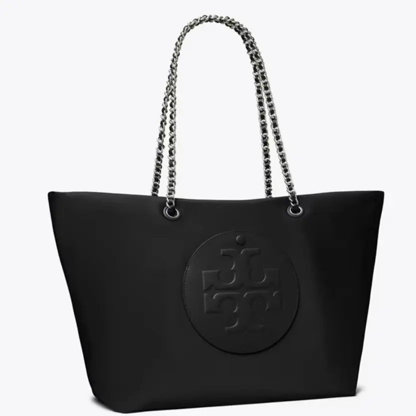 黑色最后一个！Tory Burch 汤丽柏琦 Ella 链条托特包