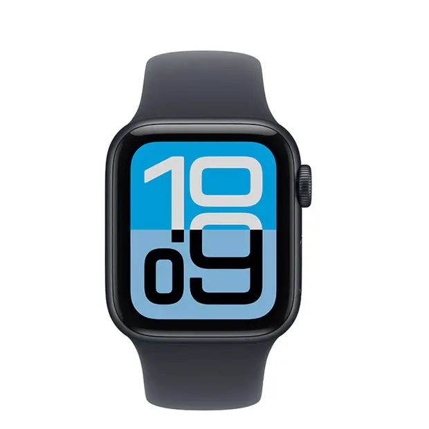 Apple 苹果WatchSE3智能手表GPS+蜂窝款40毫米午夜色铝金属表壳午夜色运动型表带M/L