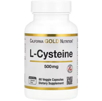 California Gold Nutrition, L-半胱氨酸，AjiPure®，500 毫克，60 粒素食胶囊
