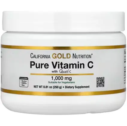 California Gold Nutrition, 全正维生素 C，Quali-C® 粉 250g