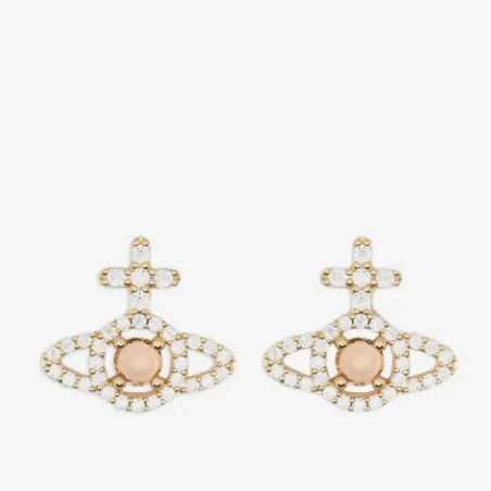 Vivienne Westwood 西太后 Olympia 土星晶饰耳环