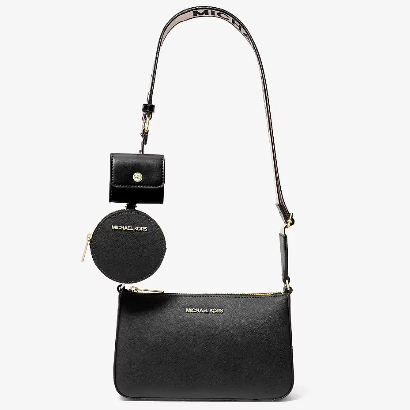 Michael Kors Saffiano 三合一皮革斜挎包