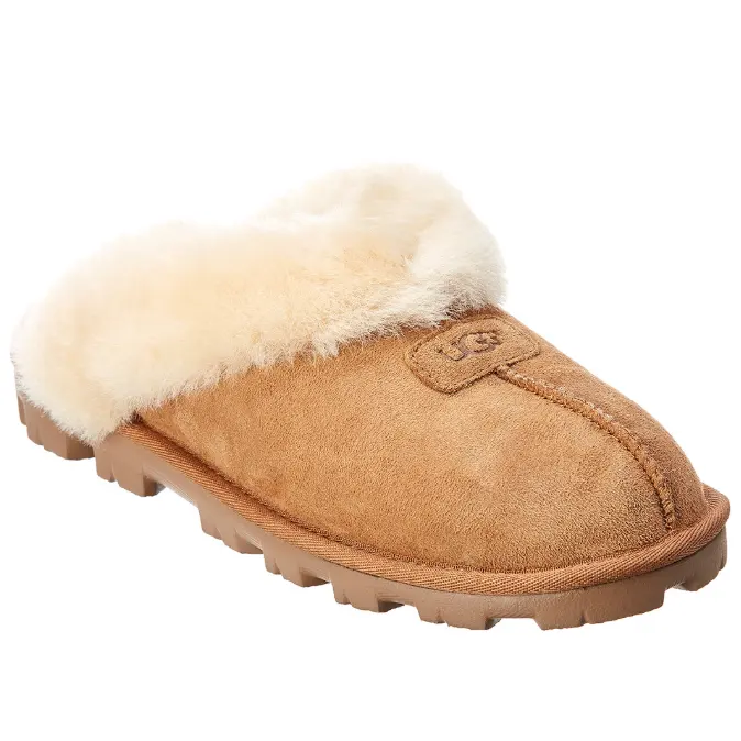 UGG Coquette 经典羊皮毛包头拖
