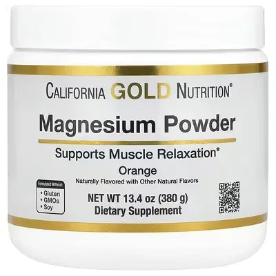 California Gold Nutrition 镁粉饮品 380g