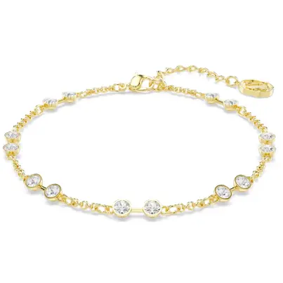 Swarovski 施华洛世奇 18k金圆形水晶手链