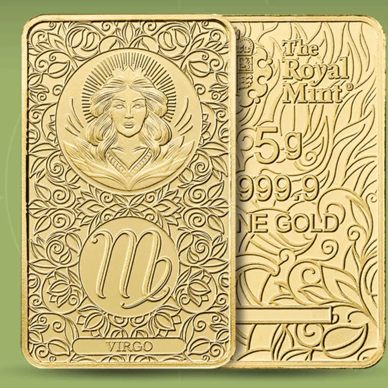 The Royal Mint：选购十二星座贵金属礼品金条