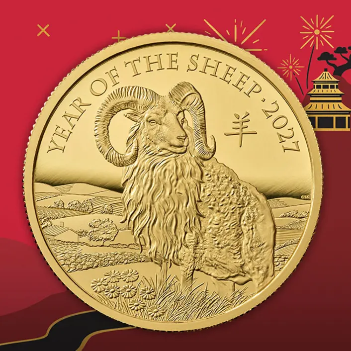 The Royal Mint：生肖系列热卖，羊年限量款抢购