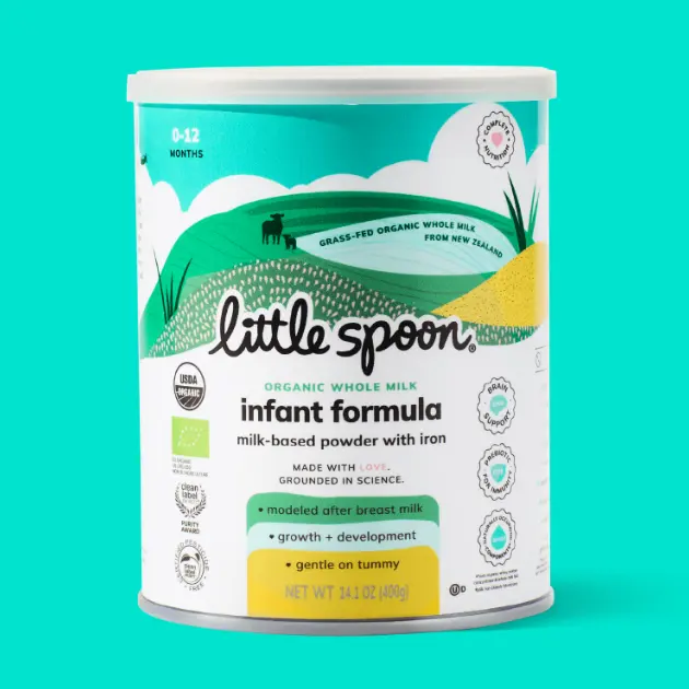 Little Spoon：有机全脂婴儿配方奶粉，新西兰草饲全脂奶源