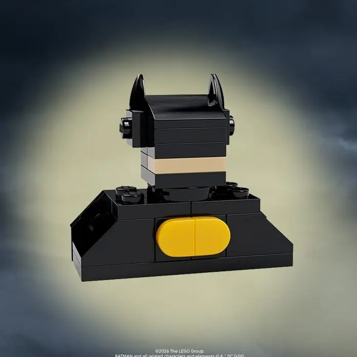 预告！LEGO 会员福利 蝙蝠侠 迷你半身像拼搭