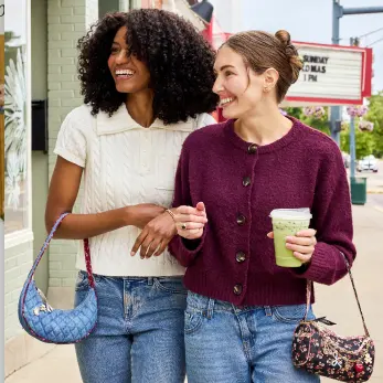 Vera Bradley：氛围感单肩包系列上新！丰富艺术印花、繁花、复古几何