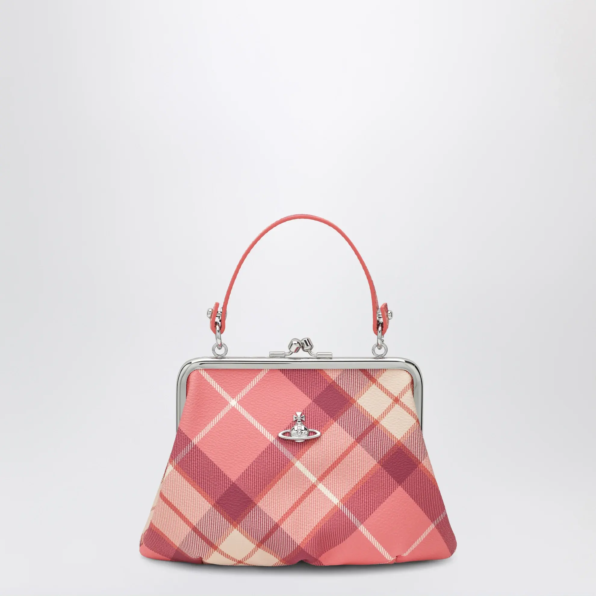 Vivienne Westwood 西太后粉色 Granny Frame 复古口金手提小包