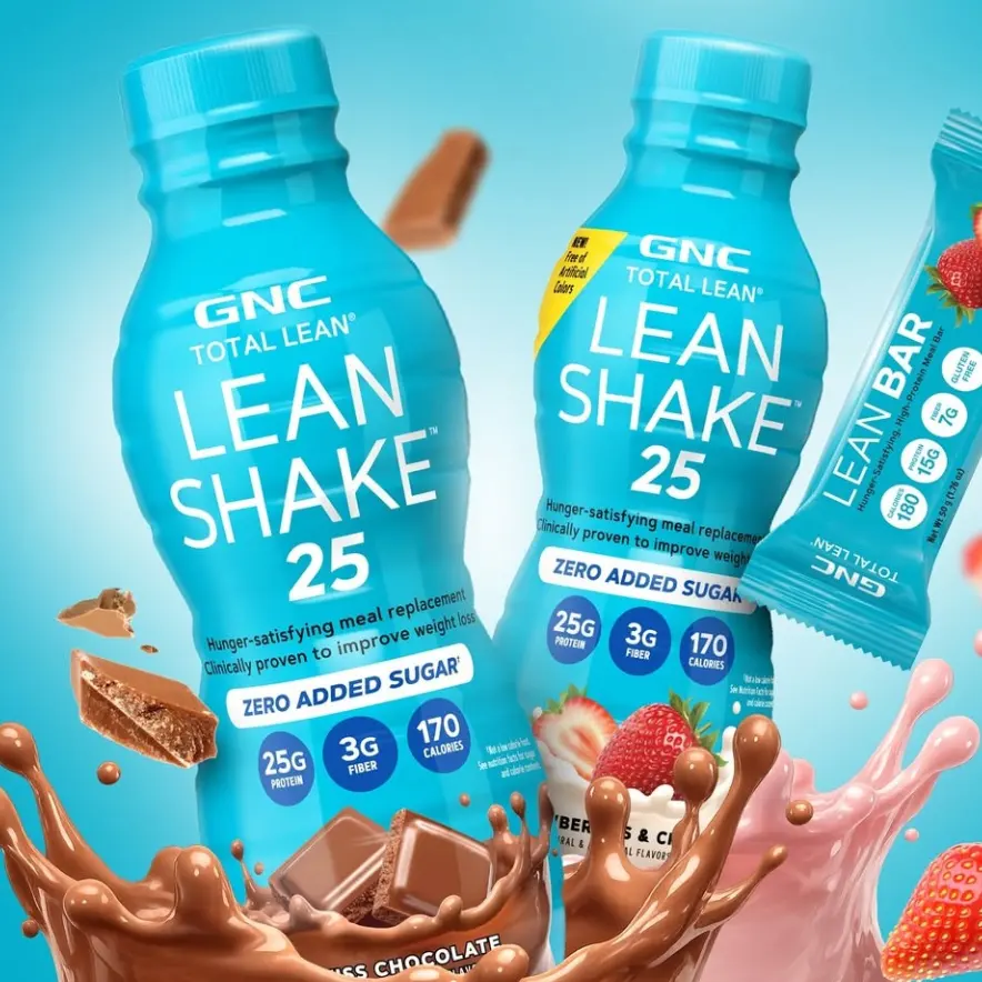GNC：Total Lean 体重管理系列特惠来袭！代餐奶昔、CLA、左旋等多款可选