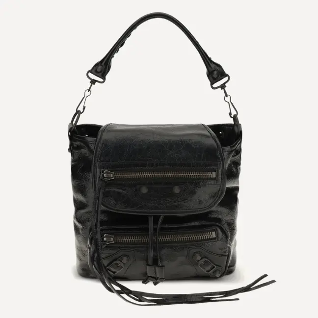 上新！BALENCIAGA 巴黎世家 Le City 黑色迷你双肩包