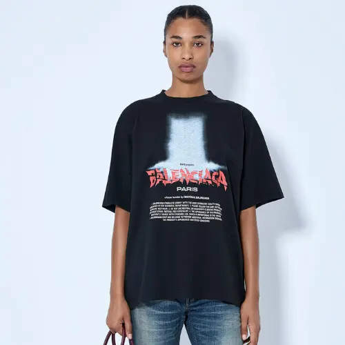 刘耀文同款！Balenciaga 巴黎世家 The Door 宽松T恤