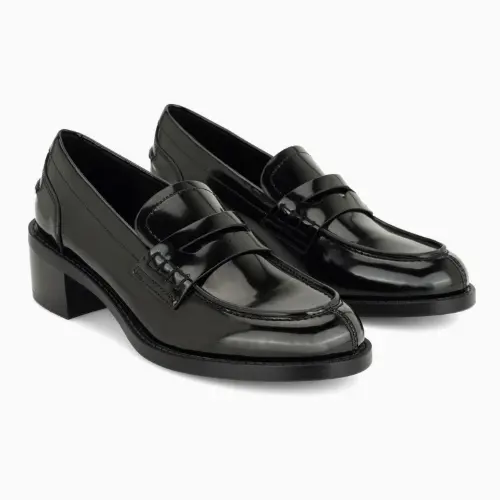 Nine West 玖熙 Vandel 粗跟乐福鞋