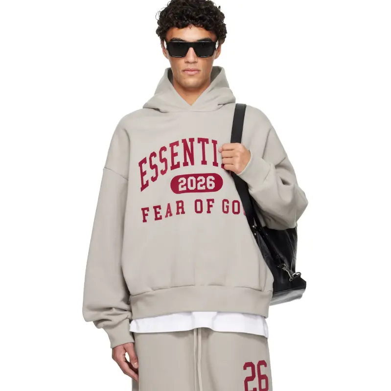 FEAR OF GOD ESSENTIALS 灰色 Holiday 系列 Classic 连帽衫