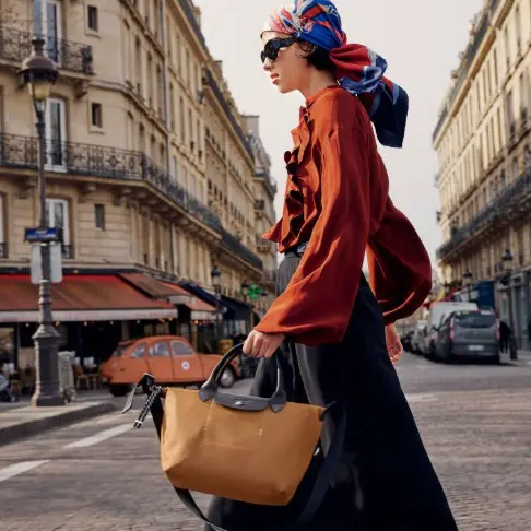 Rue La La：Longchamp 珑骧经典饺子包大促