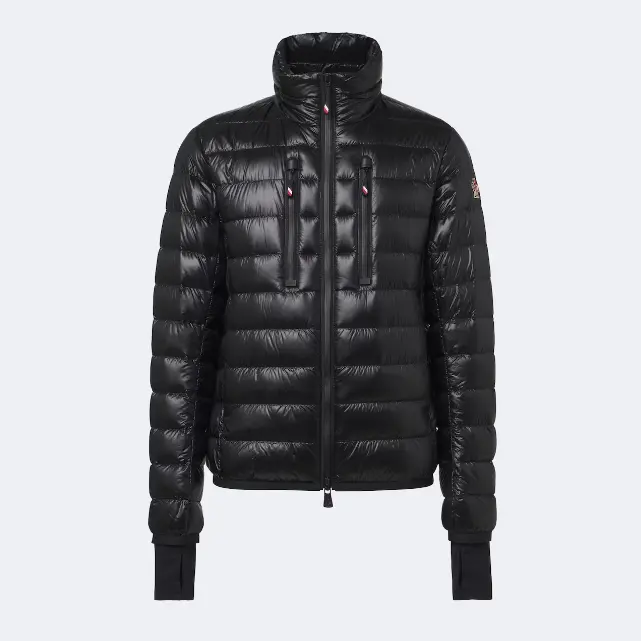 澳门站定价优势！MONCLER GRENOBLE Hers 黑色绗缝滑雪羽绒服