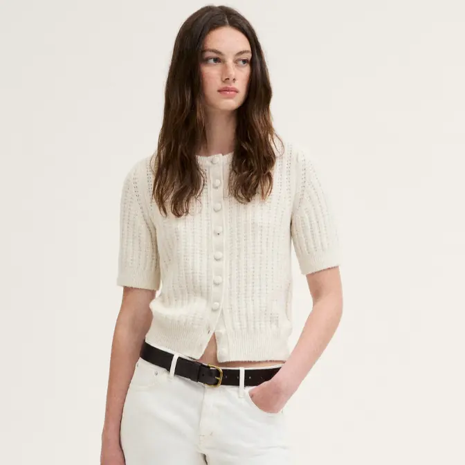 Madewell 圆领毛衣开衫